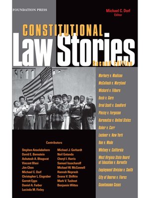cover image of Constitutional Law Stories